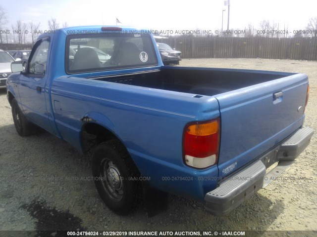 1FTYR10V1XTA99785 - 1999 FORD RANGER BLUE photo 3