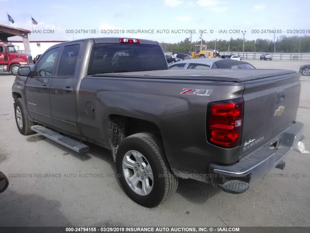 1GCVKREC2FZ352573 - 2015 CHEVROLET SILVERADO K1500 LT BROWN photo 3