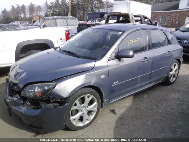 JM1BK344791188783 - 2009 MAZDA 3 S GRAY photo 2