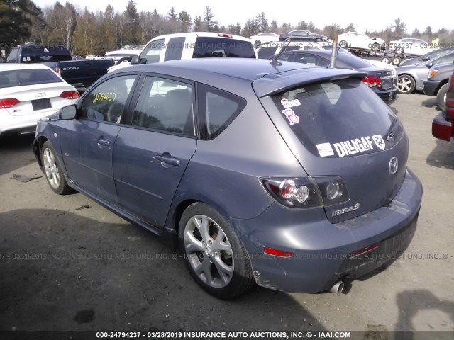 JM1BK344791188783 - 2009 MAZDA 3 S GRAY photo 3