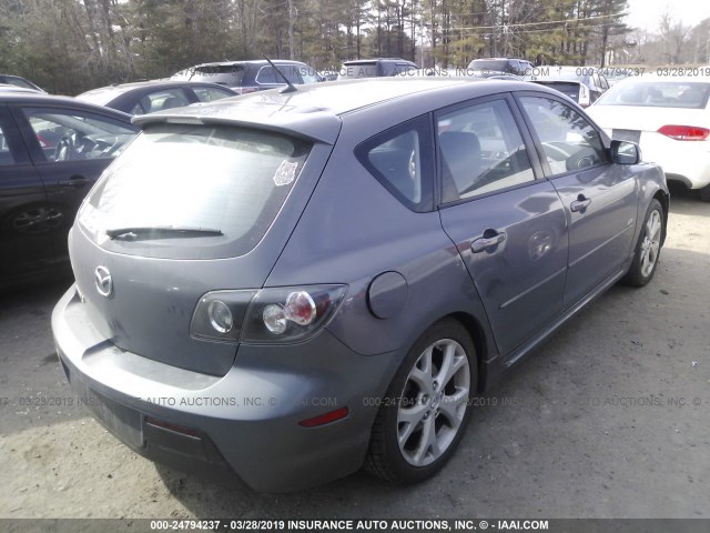 JM1BK344791188783 - 2009 MAZDA 3 S GRAY photo 4