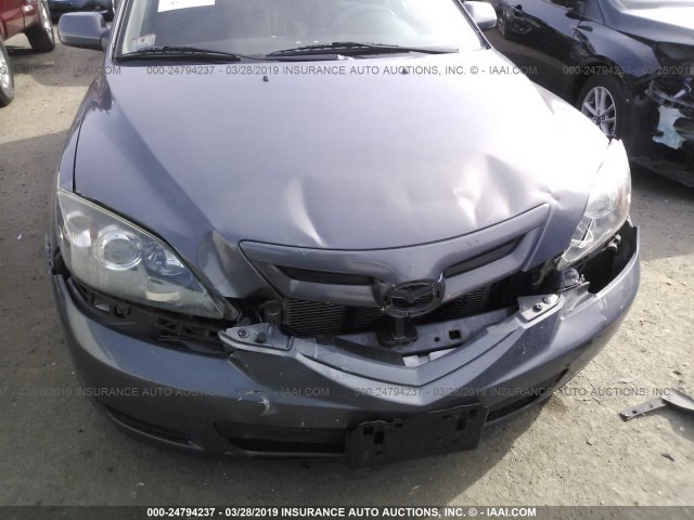 JM1BK344791188783 - 2009 MAZDA 3 S GRAY photo 6