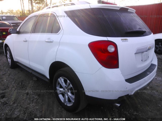 2GNFLFE5XC6168885 - 2012 CHEVROLET EQUINOX LTZ WHITE photo 3