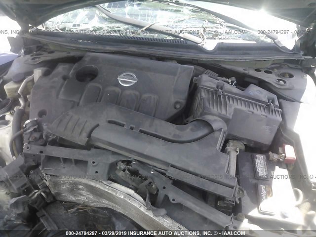 1N4AL21EX8C211210 - 2008 NISSAN ALTIMA 2.5/2.5S GRAY photo 10