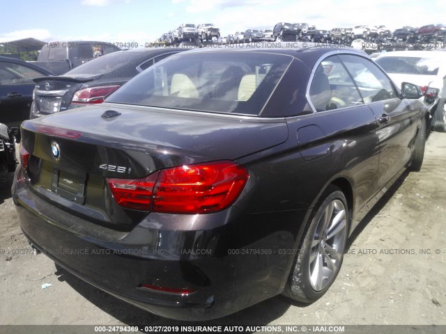 WBA3V7C52G5A25915 - 2016 BMW 428 I/SULEV BROWN photo 4