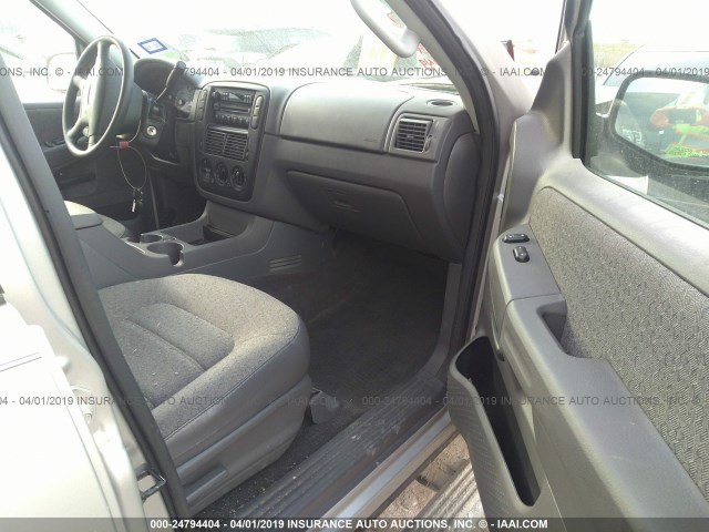 1FMZU62K55UA46836 - 2005 FORD EXPLORER XLS/XLS SPORT SILVER photo 5