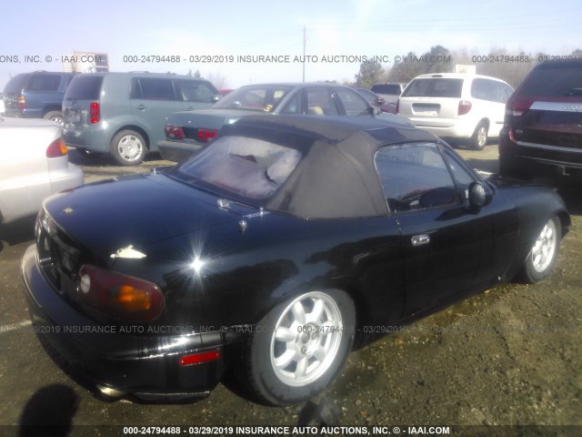 JM1NA3514P1409306 - 1993 MAZDA MX-5 MIATA BLACK photo 4