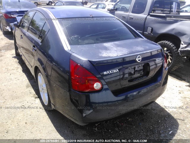 1N4BA41EX4C904858 - 2004 NISSAN MAXIMA SE/SL BLUE photo 3