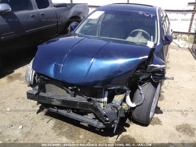 1N4BA41EX4C904858 - 2004 NISSAN MAXIMA SE/SL BLUE photo 6