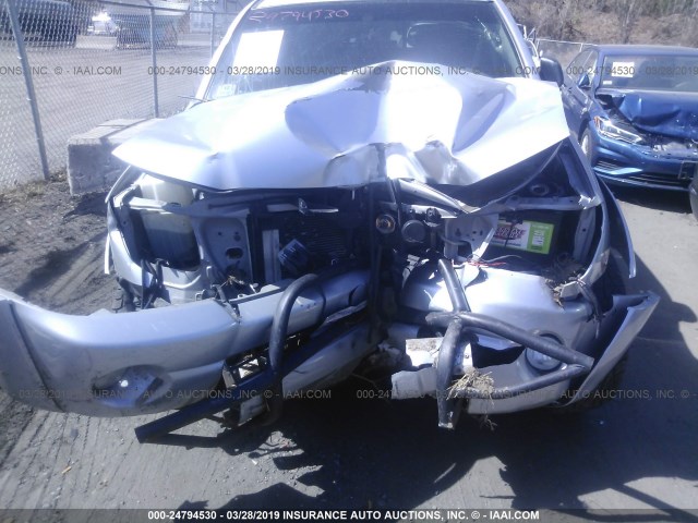 5TEUU42N58Z559674 - 2008 TOYOTA TACOMA ACCESS CAB ვერცხლისფერი ფოტო 6