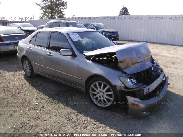 JTHBD192430074564 - 2003 LEXUS IS 300 SILVER photo 1