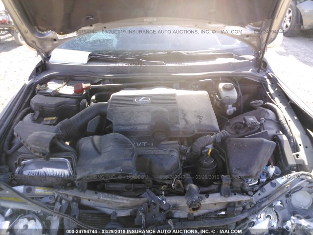 JTHBD192430074564 - 2003 LEXUS IS 300 SILVER photo 10