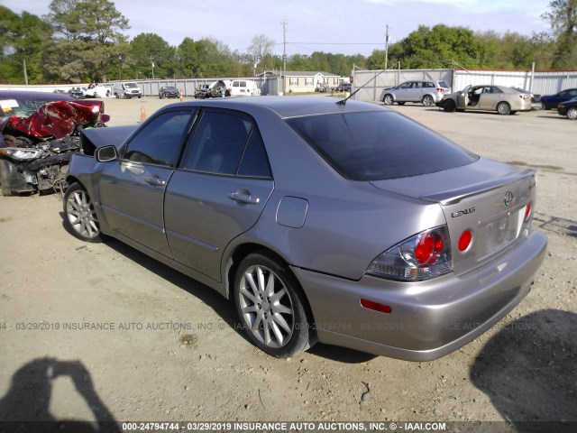 JTHBD192430074564 - 2003 LEXUS IS 300 SILVER photo 3