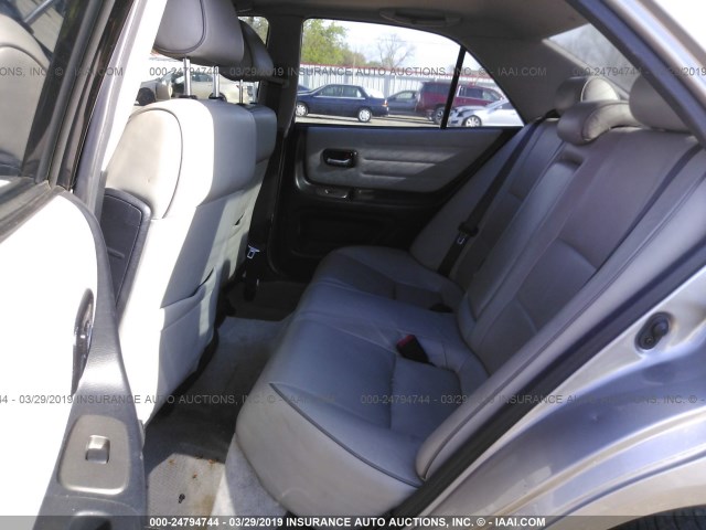 JTHBD192430074564 - 2003 LEXUS IS 300 SILVER photo 8