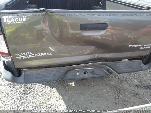 5TFJX4GN5EX034006 - 2014 TOYOTA TACOMA DOUBLE CAB 棕色 照片 6