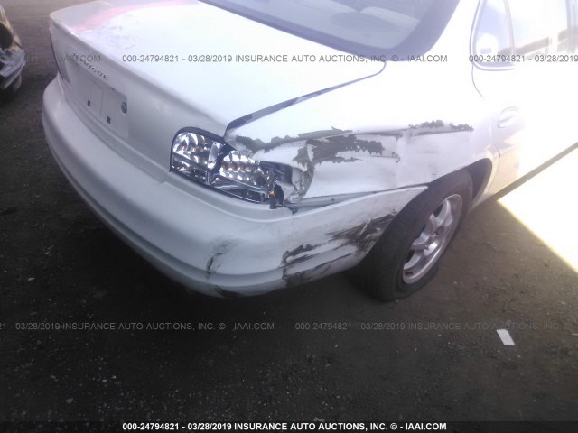 1G3WH52K5WF320497 - 1998 OLDSMOBILE INTRIGUE WHITE photo 6