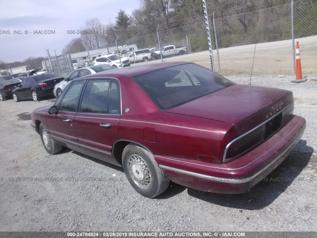 1G4CW52K1TH607985 - 1996 BUICK PARK AVENUE  RED photo 3