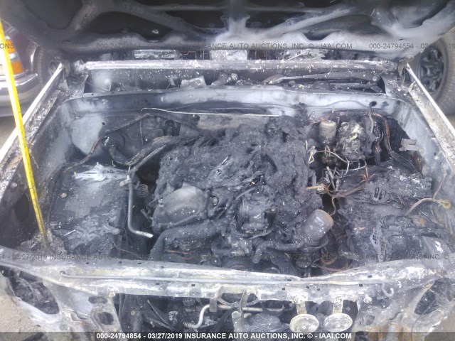 5TELU42N56Z220616 - 2006 TOYOTA TACOMA DOUBLE CAB 银色 照片 10