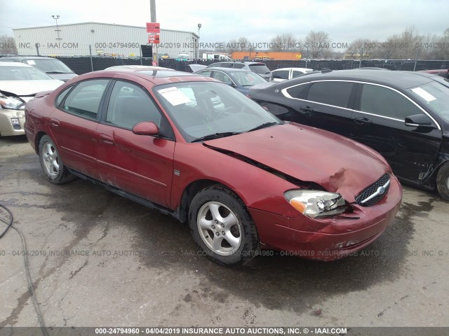 1FAFP55S33A249538 - 2003 FORD TAURUS SES MAROON photo 1