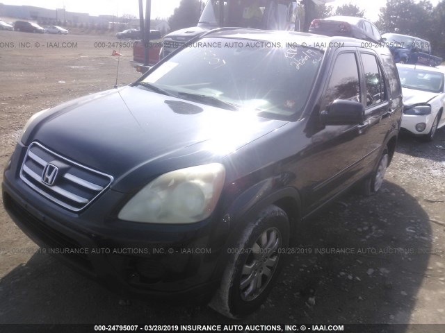 SHSRD789X5U333718 - 2005 HONDA CR-V SE/EX BLACK photo 2