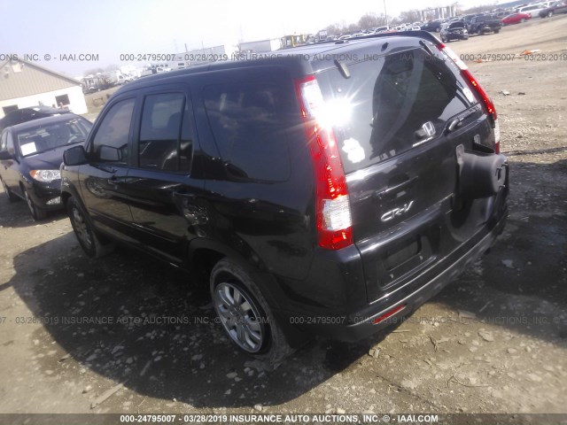 SHSRD789X5U333718 - 2005 HONDA CR-V SE/EX BLACK photo 3