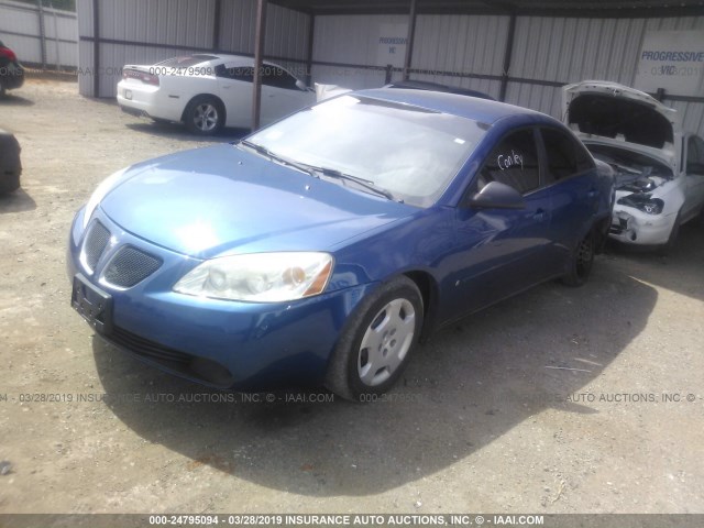 1G2ZF58B074152120 - 2007 PONTIAC G6 VALUE LEADER/BASE BLUE photo 2