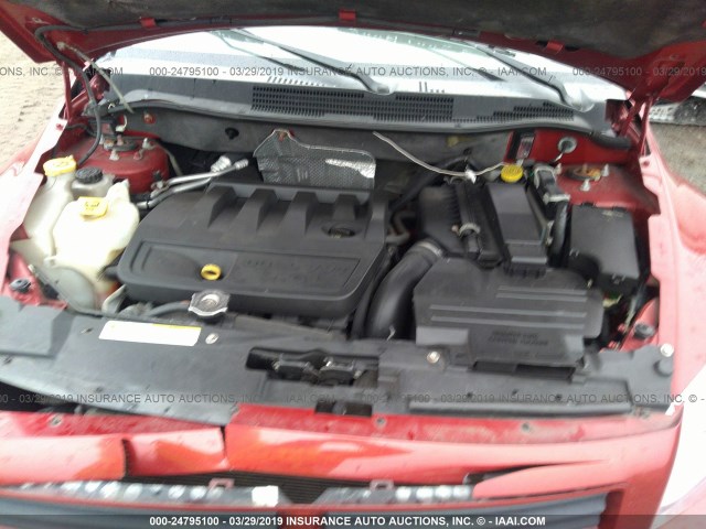 1B3HB48B87D159699 - 2007 DODGE CALIBER SXT RED photo 10