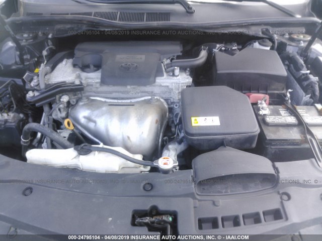 4T1BF1FK1HU794433 - 2017 TOYOTA CAMRY LE/XLE/SE/XSE BLACK photo 10