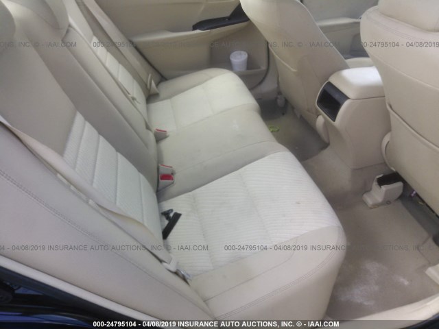 4T1BF1FK1HU794433 - 2017 TOYOTA CAMRY LE/XLE/SE/XSE BLACK photo 8