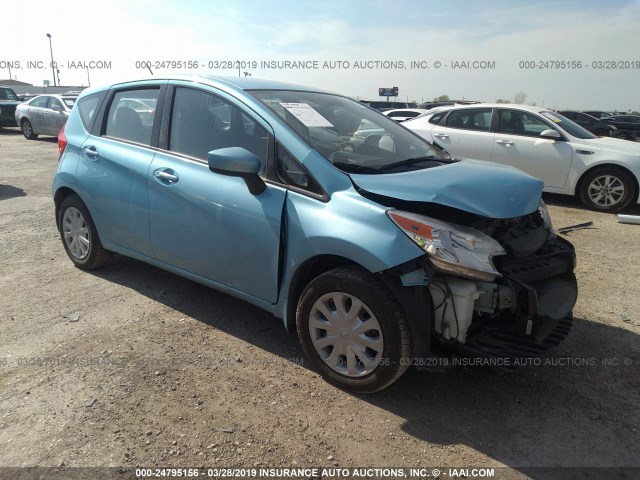 3N1CE2CP5FL400332 - 2015 NISSAN VERSA NOTE S/S PLUS/SV/SL/SR BLUE photo 1