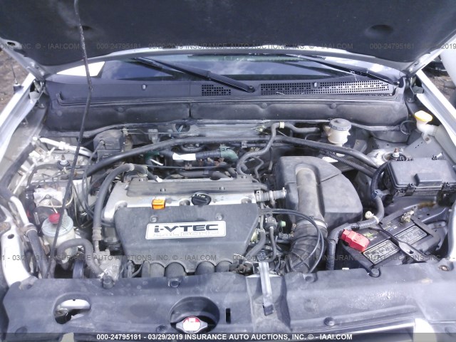 SHSRD788X3U105920 - 2003 HONDA CR-V EX SILVER photo 10