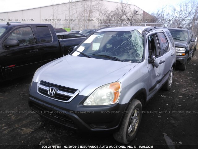 SHSRD788X3U105920 - 2003 HONDA CR-V EX SILVER photo 2