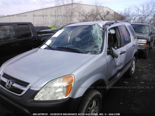 SHSRD788X3U105920 - 2003 HONDA CR-V EX SILVER photo 6