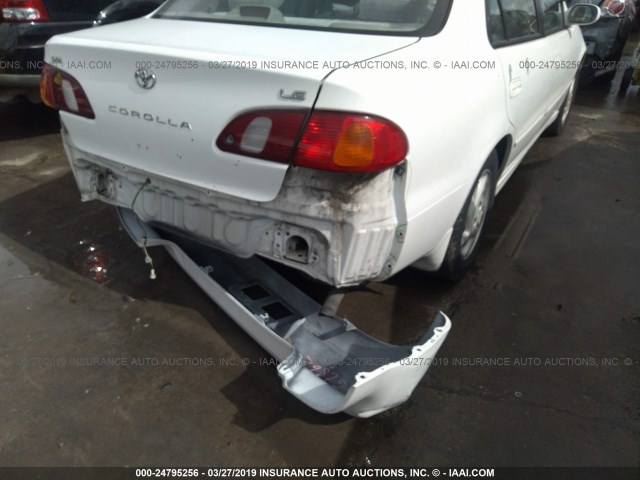 1NXBR18E6XZ214185 - 1999 TOYOTA COROLLA VE/CE/LE 白色 照片 6