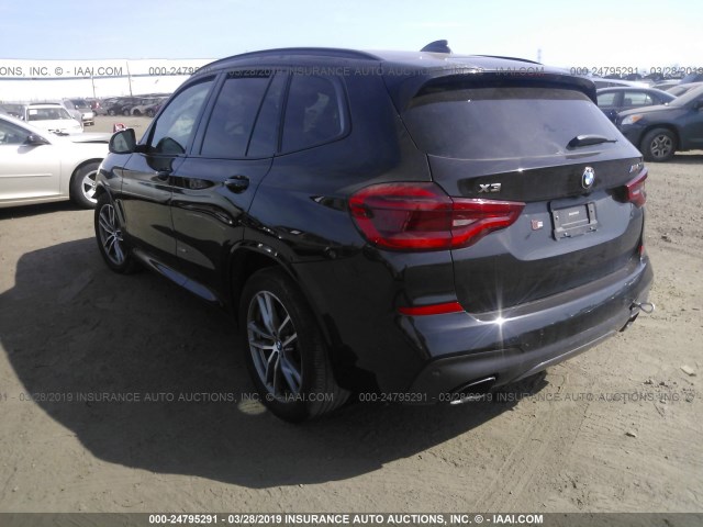 5UXTS3C5XJ0Y95920 - 2018 BMW X3 XDRIVE30I BLACK photo 3