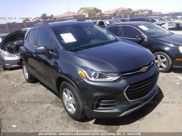 KL7CJLSB7JB615514 - 2018 CHEVROLET TRAX 1LT GRAY photo 1