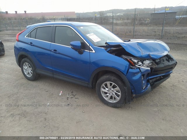 JA4AT3AA2JZ044903 - 2018 MITSUBISHI ECLIPSE CROSS ES BLUE photo 1