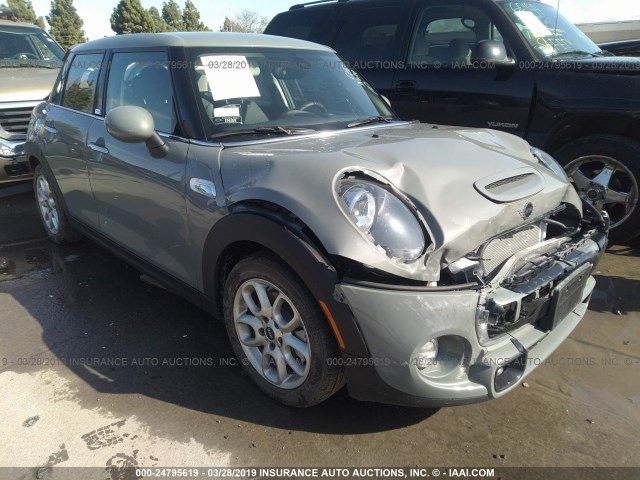 WMWXU3C53K2H86573 - 2019 MINI COOPER GRAY photo 1