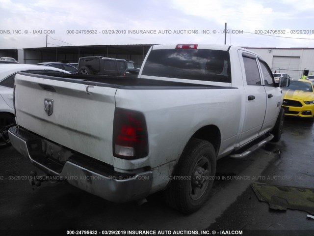 3C6TD4CT2CG114863 - 2012 DODGE RAM 2500 ST WHITE photo 4