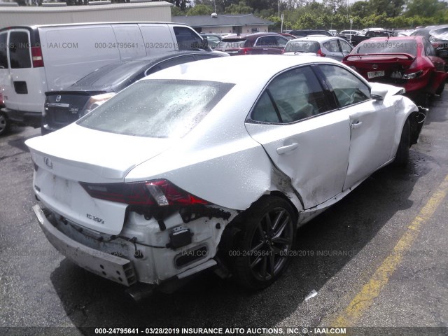 JTHBE1D28F5015979 - 2015 LEXUS IS 350 WHITE photo 4