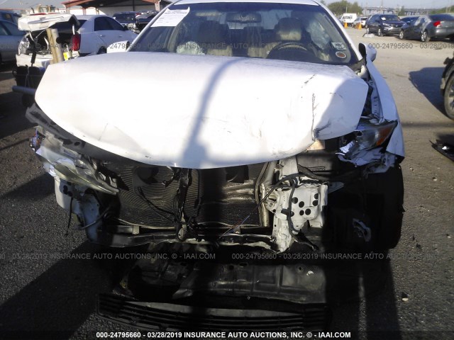 4T4BF1FK9CR251541 - 2012 TOYOTA CAMRY SE/LE/XLE WHITE photo 6