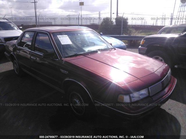 1G3AM54N0L6310775 - 1990 OLDSMOBILE CUTLASS CIERA SL RED photo 1