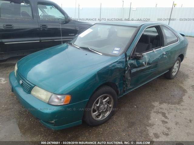 1N4AB42D0SC525184 - 1995 NISSAN 200SX SE GREEN photo 2