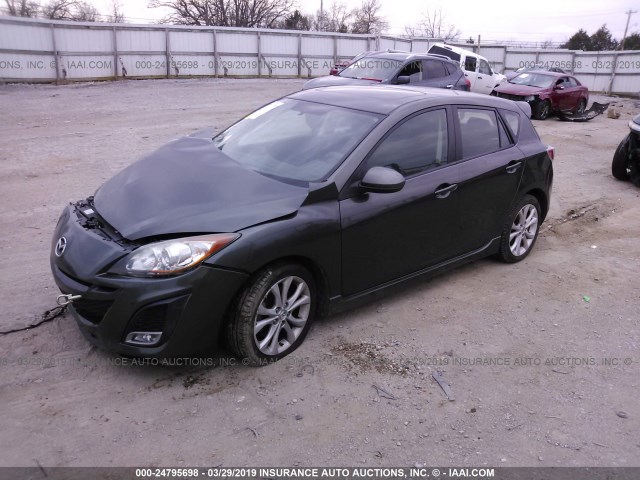 JM1BL1M55B1459677 - 2011 MAZDA 3 S Pewter photo 2