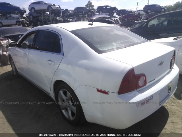 1G1ZC5E16BF283493 - 2011 CHEVROLET MALIBU 1LT 白色 照片 3