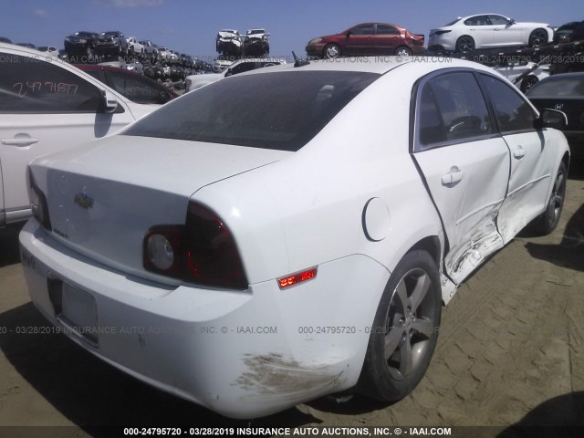 1G1ZC5E16BF283493 - 2011 CHEVROLET MALIBU 1LT 白色 照片 4