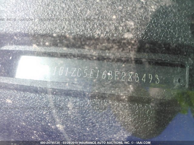 1G1ZC5E16BF283493 - 2011 CHEVROLET MALIBU 1LT 白色 照片 9