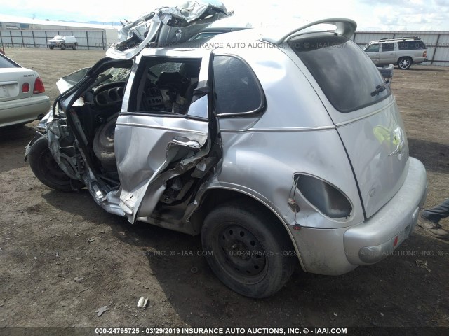 3C8FY78G54T365682 - 2004 CHRYSLER PT CRUISER GT SILVER photo 3