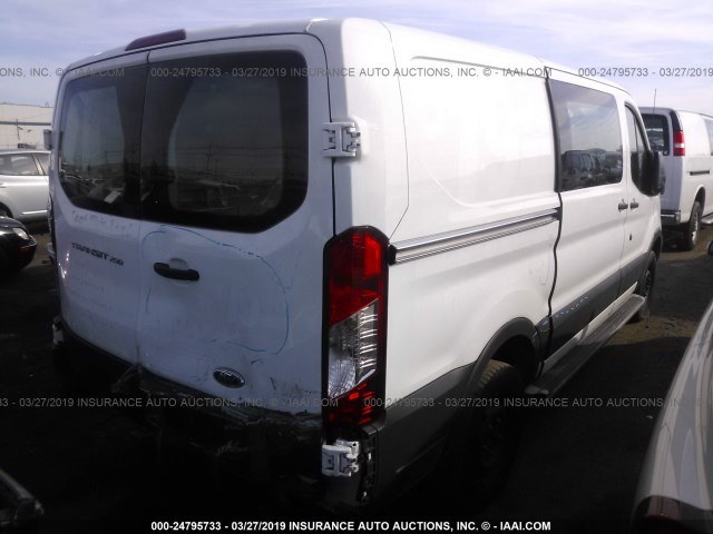 1FTYR1YM9JKA63321 - 2018 FORD TRANSIT T-250 WHITE photo 4