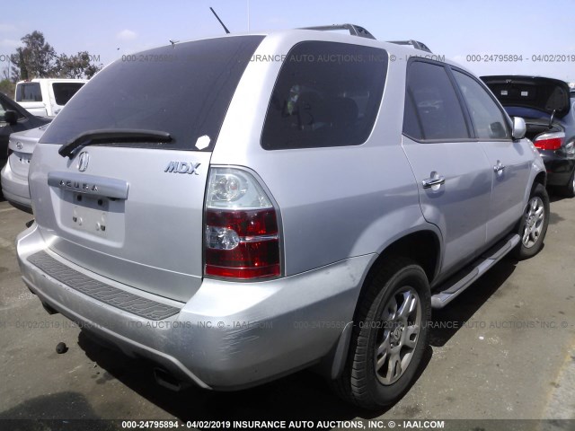 2HNYD18964H519033 - 2004 ACURA MDX TOURING SILVER photo 4